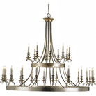 Vintage Large Iron Chandelier with Candle Rustic Farmhouse Pendant Lighting - Blushlighting