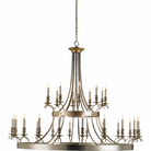 Vintage Large Iron Chandelier with Candle Rustic Farmhouse Pendant Lighting-