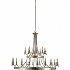 Vintage Large Iron Chandelier with Candle Rustic Farmhouse Pendant Lighting-