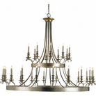 Vintage Large Iron Chandelier with Candle Rustic Farmhouse Pendant Lighting-