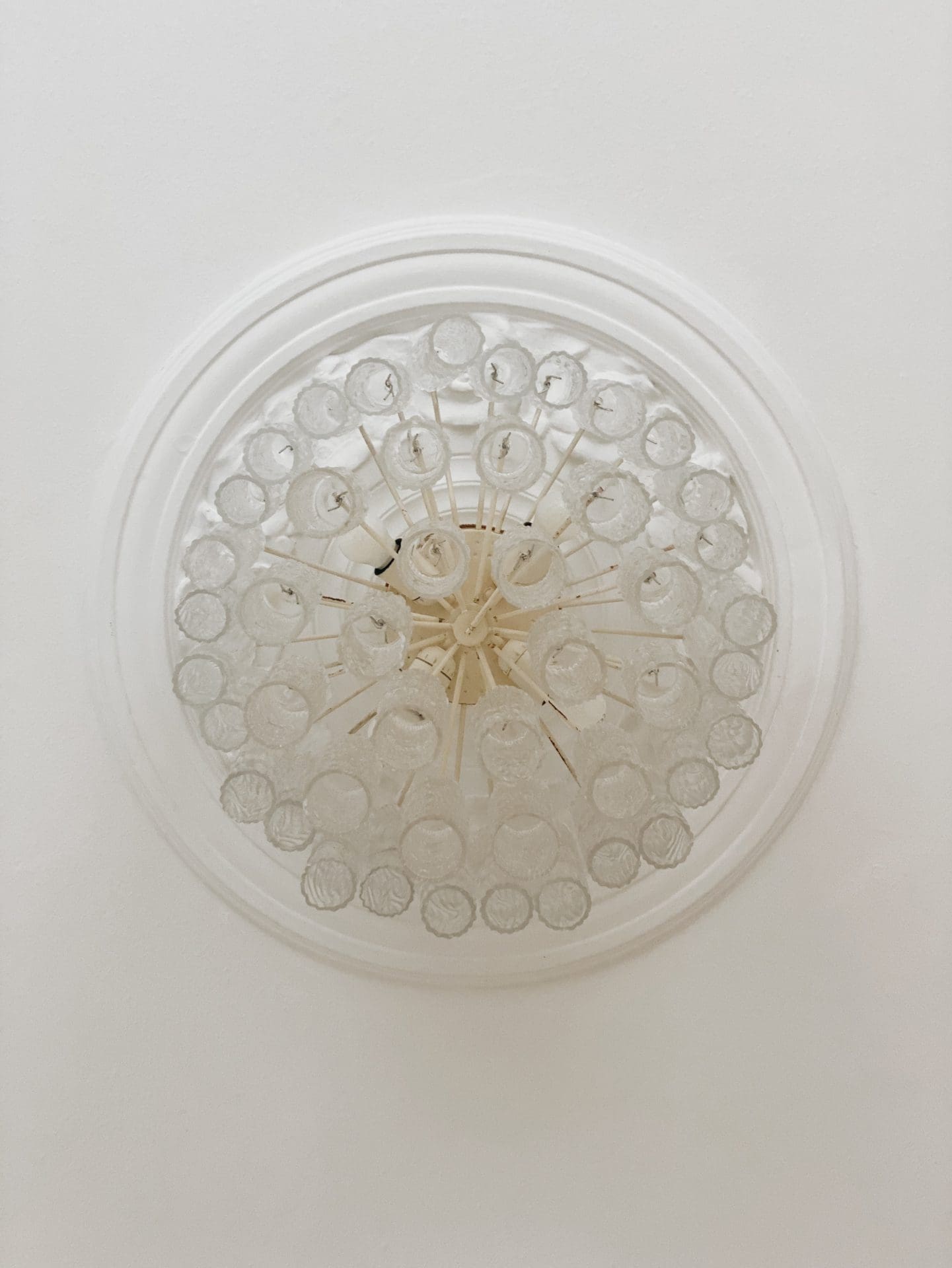 Vintage – Murano chandelier for Venini – 1970 – Transparent - Blushlighting