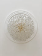 Vintage – Murano chandelier for Venini – 1970 – Transparent - Blushlighting