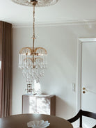 Vintage – Murano chandelier – Teardrop – 68 drops – Clear - Blushlighting