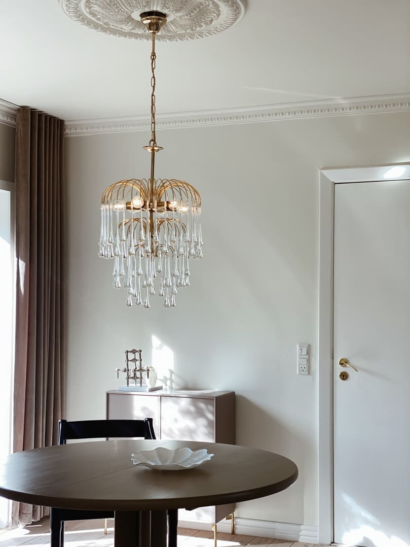 Vintage – Murano chandelier – Teardrop – 68 drops – Clear - Blushlighting