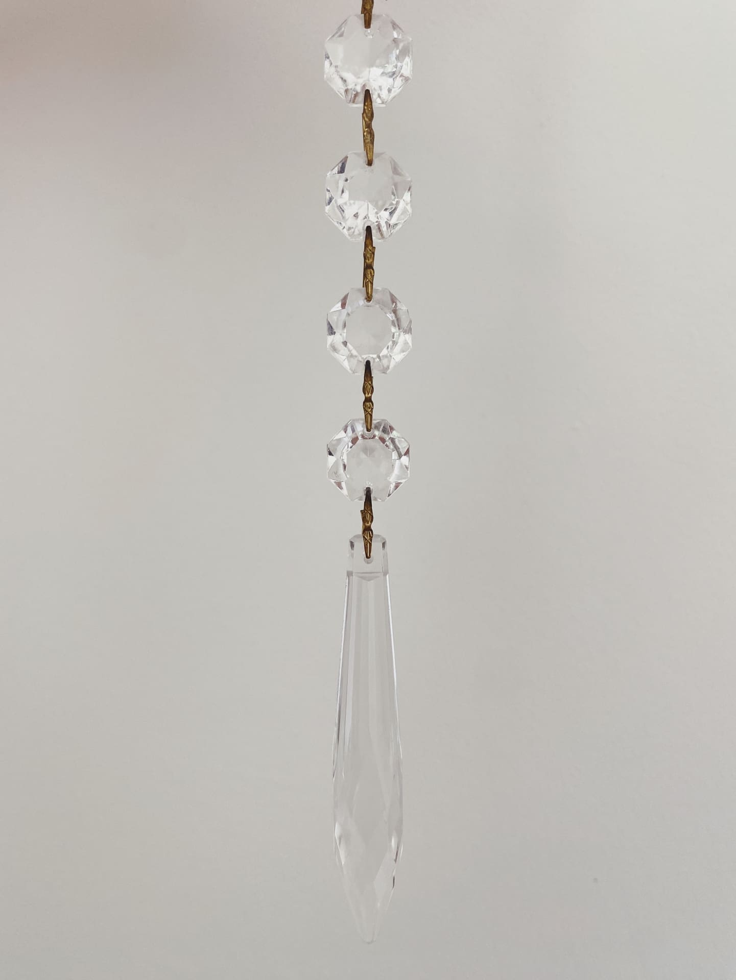 Vintage – Murano Teardrops Chandelier – 70s – Pink prisms - Blushlighting