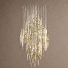 Vitara Round Chandelier - ∅ 23.6″ x H 78.7″GoldWarm lightBlushlighting