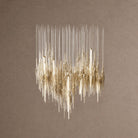 Vitara Round Chandelier - L 47.2″ × W 31.5″× H 78.7″GoldWarm lightBlushlighting