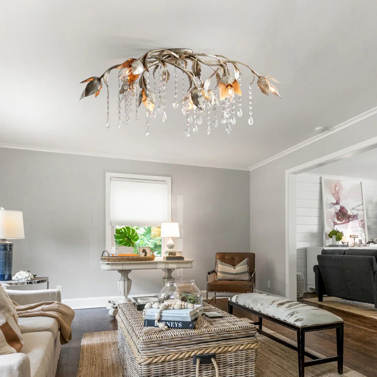 Viticcia Flushmount 24''32'' - 32"Blushlighting