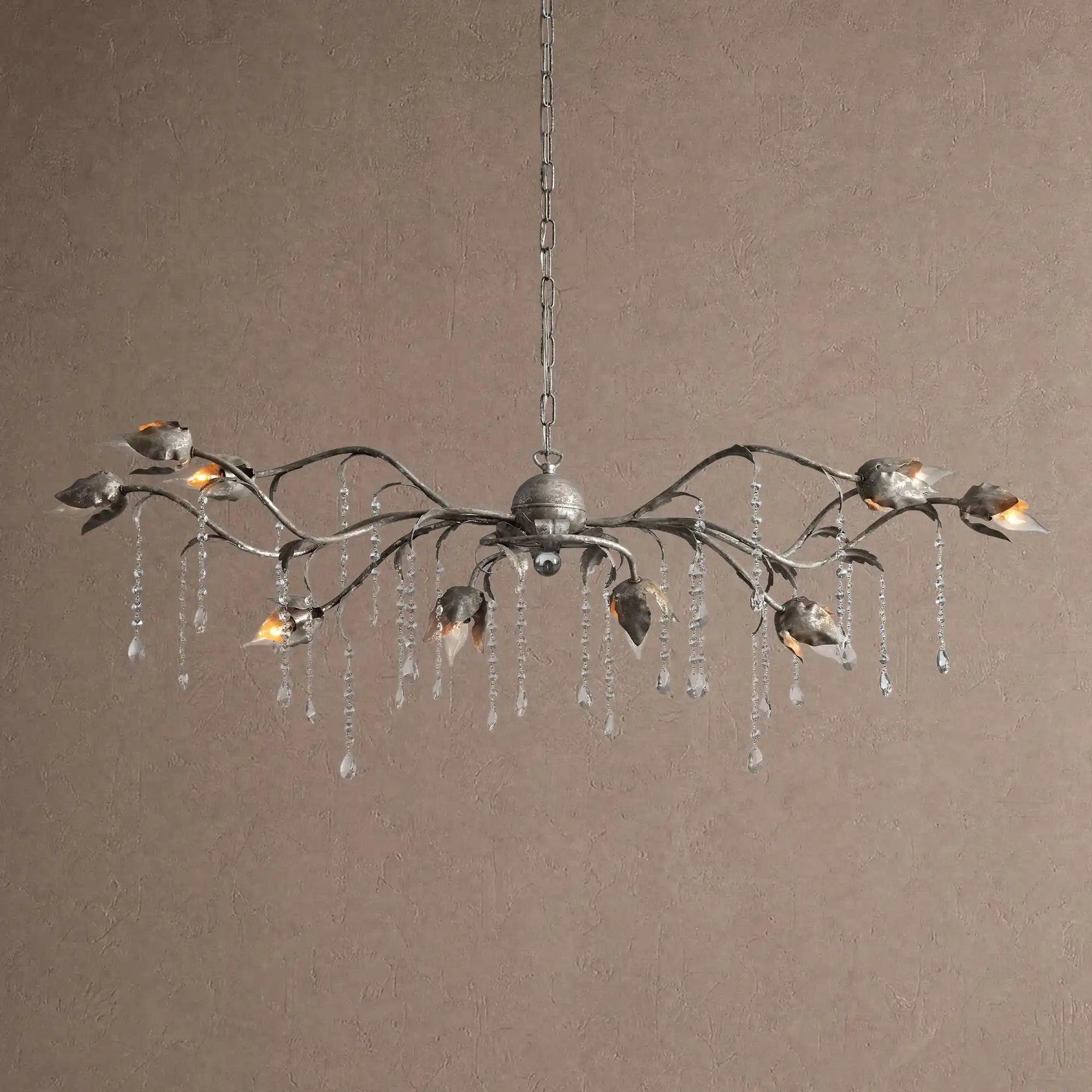 Viticcia Rectangular Chandelier 52" 61" 71" - 52"Blushlighting