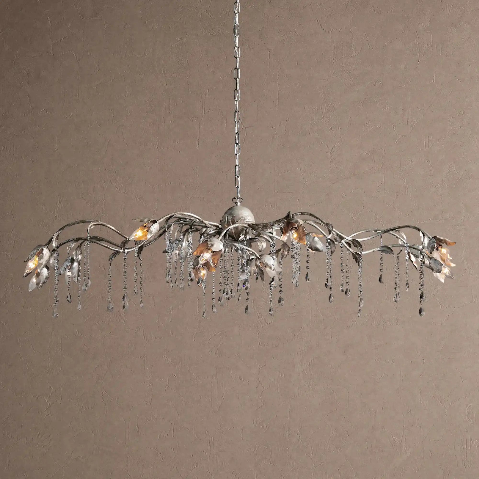 Viticcia Rectangular Chandelier 52" 61" 71" - 61"Blushlighting