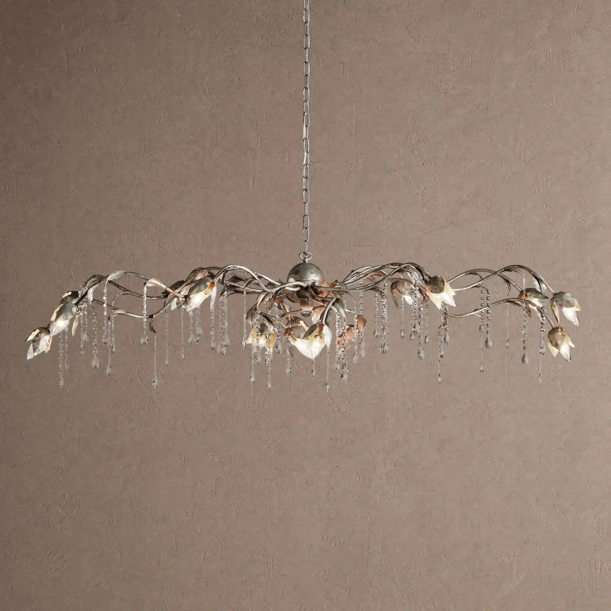 Viticcia Rectangular Chandelier 52" 61" 71" - 71"Blushlighting