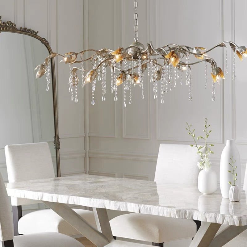 Viticcia Rectangular Chandelier 52" 61" 71" - 71"Blushlighting
