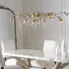 Viticcia Rectangular Chandelier 52" 61" 71"-Lighting-71"-Blushlighting