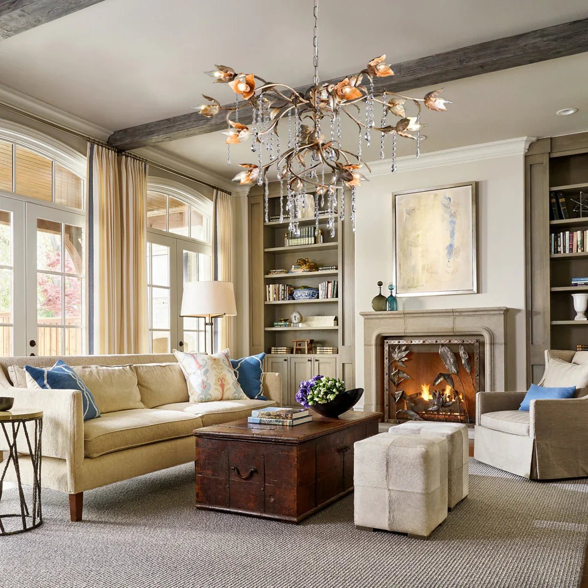 Viticcia Round Chandelier - Blushlighting