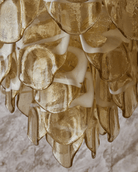 Vivara Glass Chandelier - ∅ 39.4″ x H 27.6″Pink GlassBlushlighting