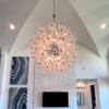 11/18/40-Light Starfire Ball Crystal Chandelier