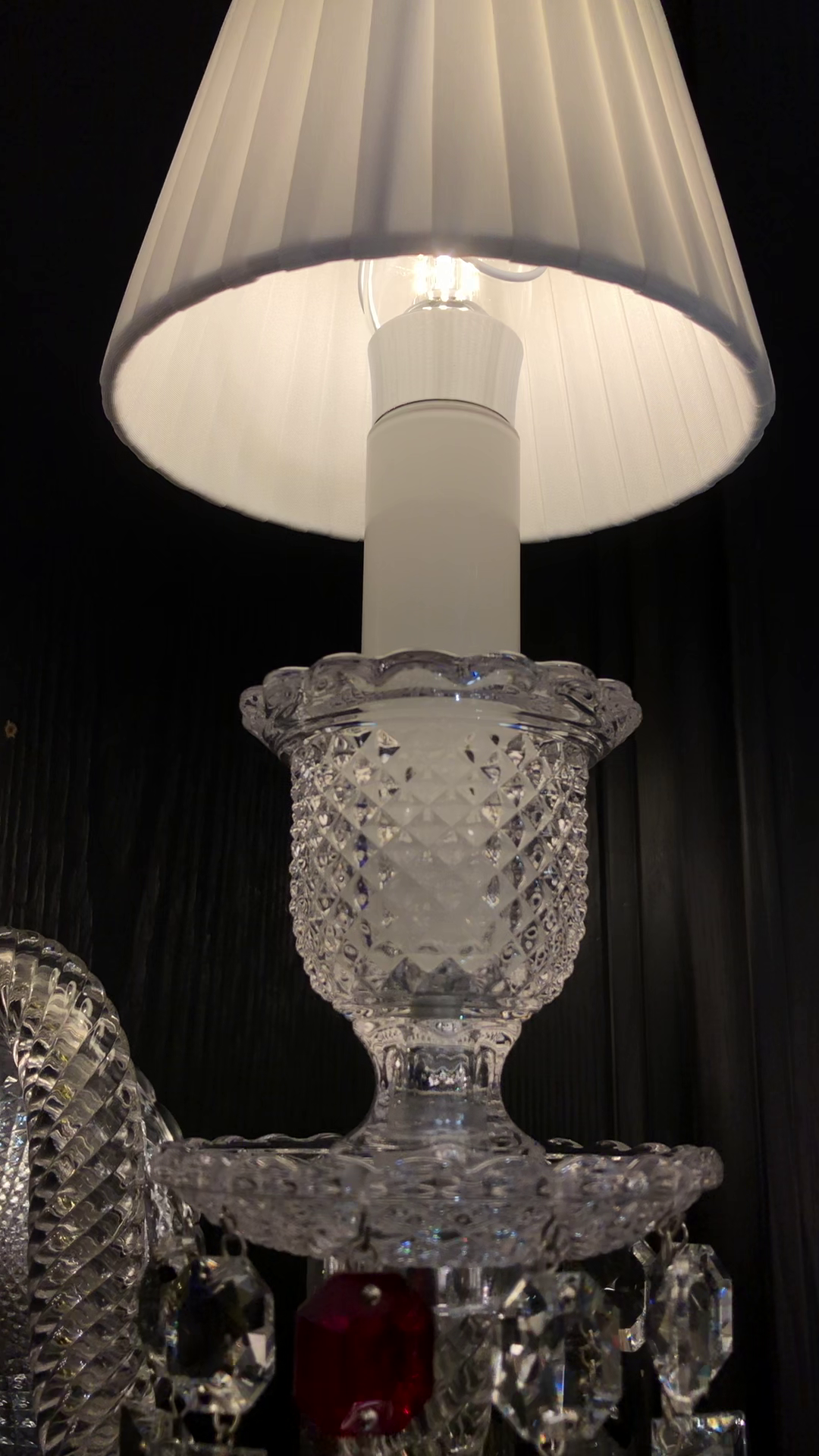 Traditional CBUorful Candle Branch Blue Deer Crystal Chandelier for Living Room/Dining Room