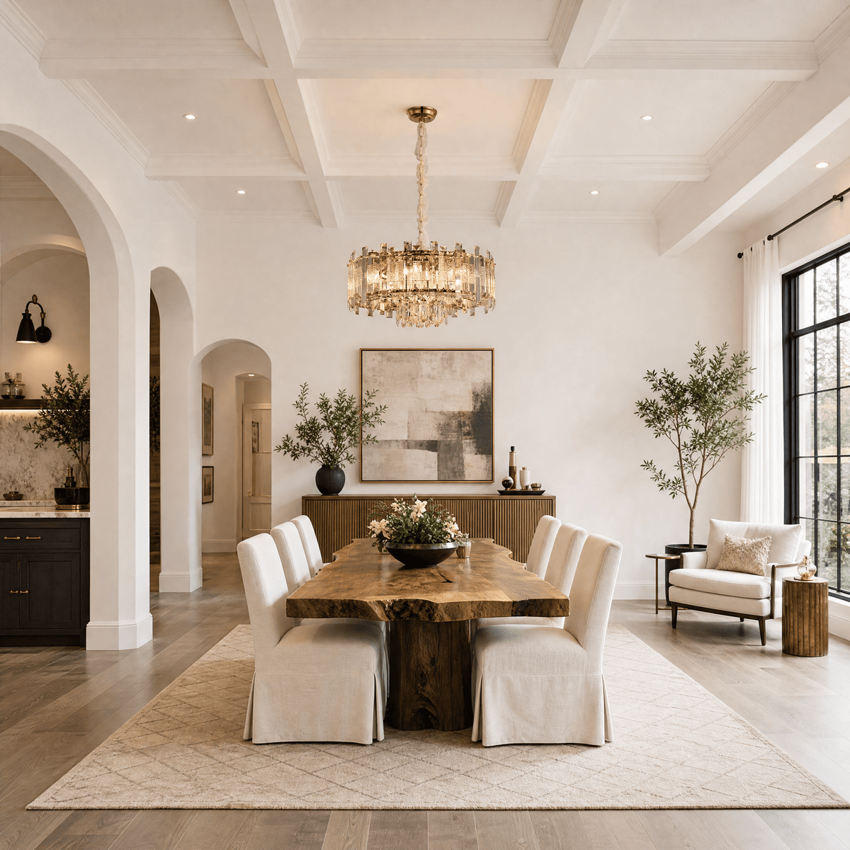 Voluta Crystal Chandelier - Φ600*H280mm/9LBlushlighting