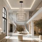 Vortice Crystal Trio Chandelier - Blushlighting