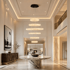 Vortice Crystal Trio Chandelier - Blushlighting