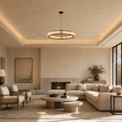 Votelle Modern Alabaster Ring Chandelier - D400×H60Blushlighting