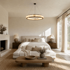 Votelle Modern Alabaster Ring Chandelier - D400×H60Blushlighting