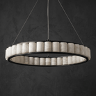 Votelle Modern Alabaster Ring Chandelier - D400×H60Blushlighting