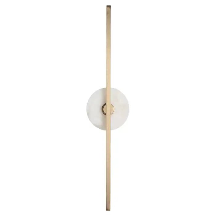 Wall Sconce With Alabaster-NORMAL-Blushlighting-Brass-Blushlighting