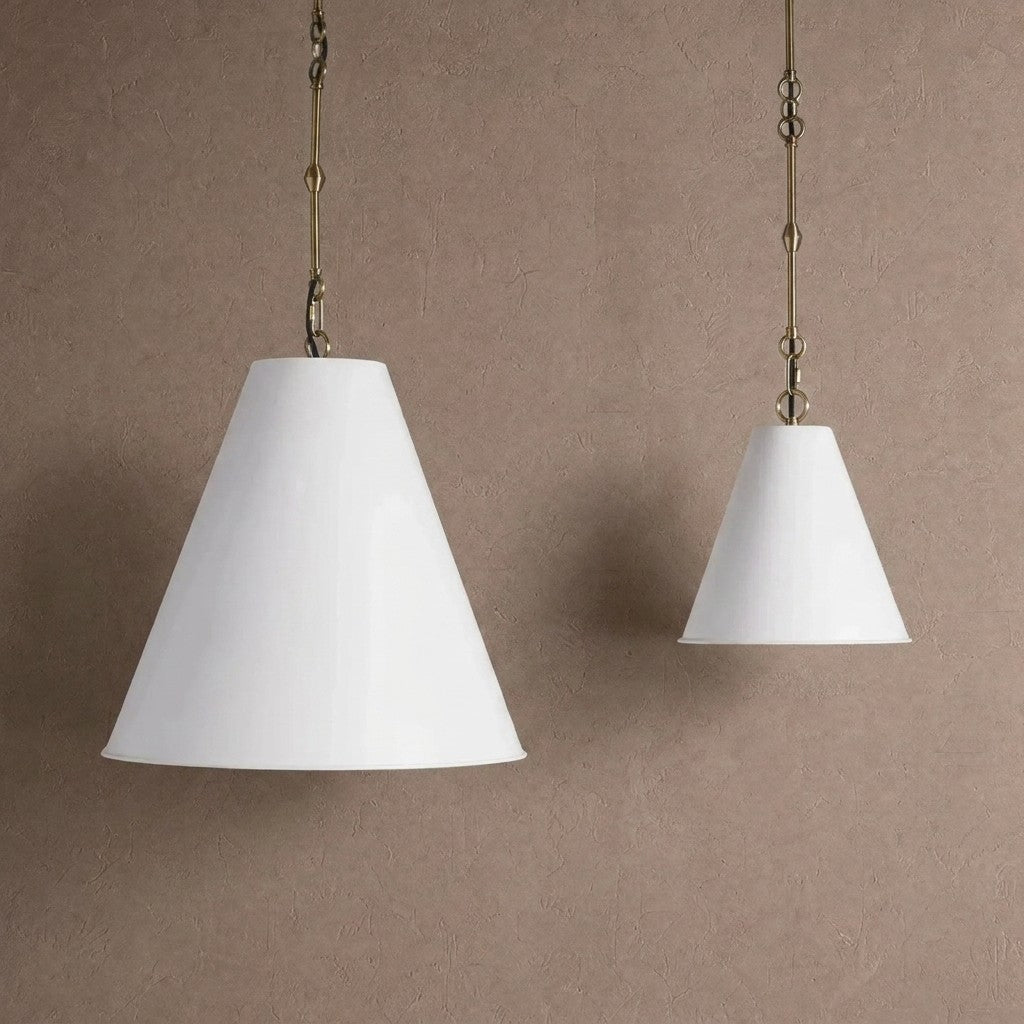 Watley Cone Pendant - BrassBlushlighting