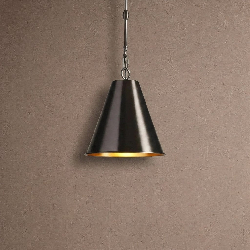 Watley Cone Pendant - BlackBlushlighting