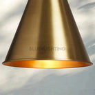 Watley Cone Pendant - BrassBlushlighting