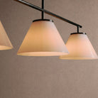 Wescott Linear Cone Chandelier - BlackMilkBlushlighting