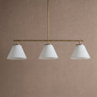 Wescott Linear Cone Chandelier - BlackMilkBlushlighting