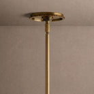 Wescott Linear Globe Chandelier - BrassMilkBlushlighting