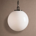 Wescotte Globe Pendant with Chain - BLACKMILKMEDIUMBlushlighting