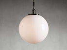 Wescotte Globe Pendant with Chain - BLACKMILKMEDIUMBlushlighting