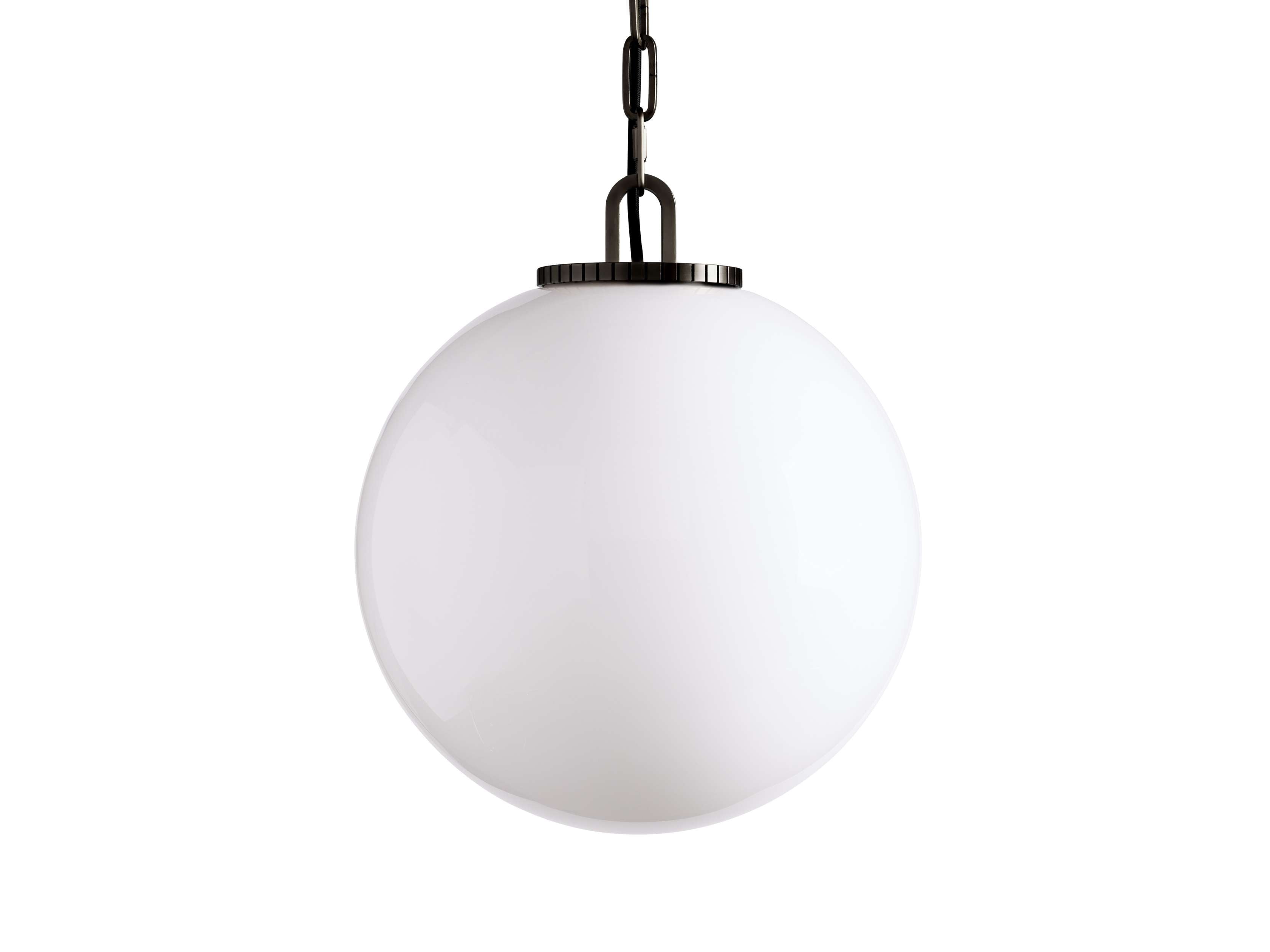 Wescotte Globe Pendant with Chain - BLACKMILKMEDIUMBlushlighting