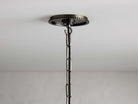 Wescotte Globe Pendant with Chain - BLACKCLEARSMALLBlushlighting