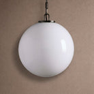 Wescotte Globe Pendant with Chain - BRASSMILKLARGEBlushlighting