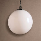 Wescotte Globe Pendant with Chain - BLACKMILKLARGEBlushlighting