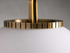Wescotte Globe Pendant with Chain - BRASSMILKSMALLBlushlighting