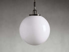 Wescotte Globe Pendant with Chain - BLACKMILKMEDIUMBlushlighting