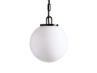 Wescotte Globe Pendant with Chain - BLACKMILKSMALLBlushlighting