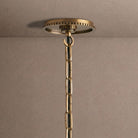 Wescotte Globe Pendant with Chain - BRASSMILKLARGEBlushlighting