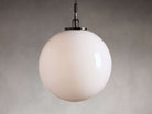 Wescotte Globe Pendant with Chain - BLACKMILKLARGEBlushlighting