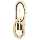 Wesley Modern Rock Crystal Wall Sconce - LargeBlushlighting