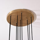 White Ceramics Round Chandelier 18" 10-light-Chandelier-Blushlighting-Blushlighting