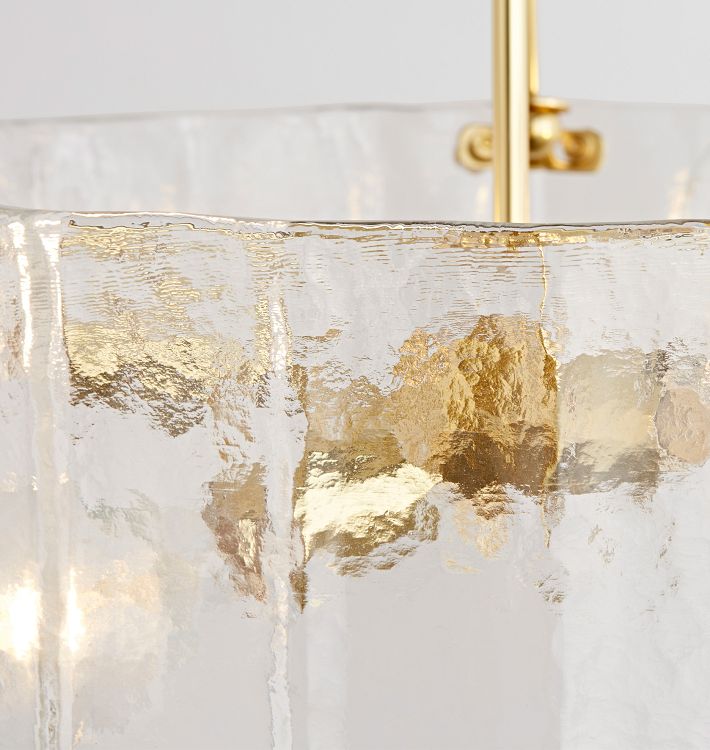 Willamette Glass Round Chandelier 2-Tier 32''-Blushlighting