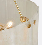 Willamette Glass Round Chandelier 2-Tier 32''-Blushlighting