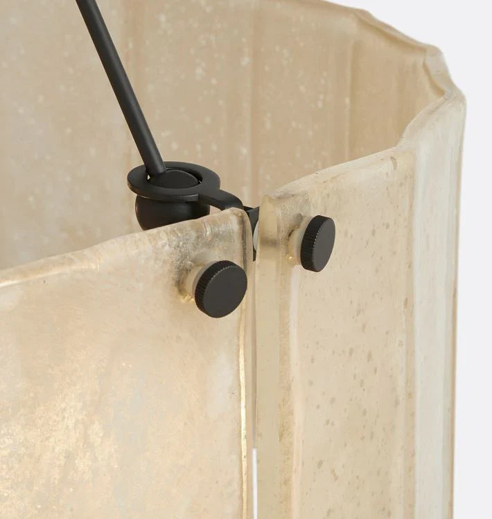 Willamette Glass Round Chandelier 2-Tier 32''-Blushlighting